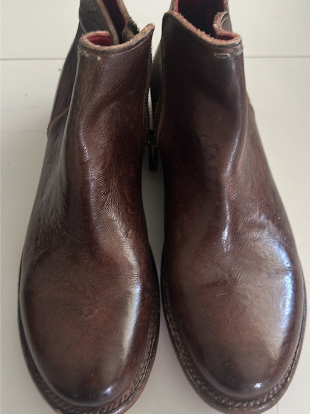 Women’s Brown Leather Chelsea Boots
